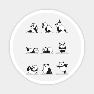 Panda Yoga Magnet